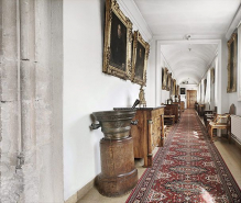 Couloir du corps de logis du 16e siècle. © Région Bourgogne-Franche-Comté, Inventaire du patrimoine