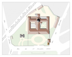 Plan-masse. © Région Bourgogne-Franche-Comté, Inventaire du patrimoine