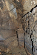 Angle de la section intermédiaire avec l'extrémité de la deuxième galerie. © Région Bourgogne-Franche-Comté, Inventaire du patrimoine