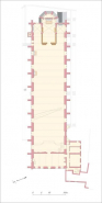 Plan régulier du rez-de-chaussée, niveau supérieur. © Région Bourgogne-Franche-Comté, Inventaire du patrimoine