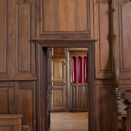 Porte de la sacristie. © Région Bourgogne-Franche-Comté, Inventaire du patrimoine