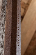 Ancien battant, détail. © Région Bourgogne-Franche-Comté, Inventaire du patrimoine