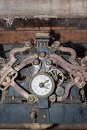 Mécanisme d'horloge : détail. © Région Bourgogne-Franche-Comté, Inventaire du patrimoine