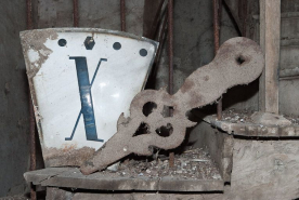 Horloge : détail. © Région Bourgogne-Franche-Comté, Inventaire du patrimoine