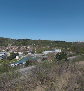 Vue d'ensemble du port de Plombières-lès-Dijon. © Région Bourgogne-Franche-Comté, Inventaire du patrimoine