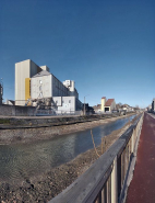 Les grandes minoteries dijonnaises avant démolition. © Région Bourgogne-Franche-Comté, Inventaire du patrimoine