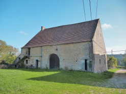 Façade de la grange. © Région Bourgogne-Franche-Comté, Inventaire du patrimoine