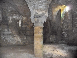 Cave sous la grange, vue d'un angle. © Région Bourgogne-Franche-Comté, Inventaire du patrimoine