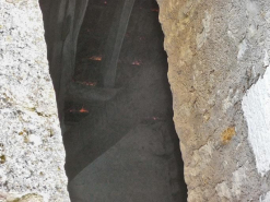 Chapelle, corps antérieur : détail de la charpente. © Région Bourgogne-Franche-Comté, Inventaire du patrimoine