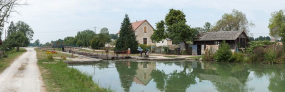 Site de l'écluse 103 du versant Yonne, dite de Chailley (canal de Bourgogne) © Région Bourgogne-Franche-Comté, Inventaire du patrimoine