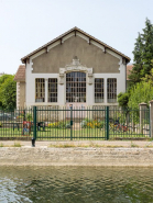 Le bâtiment du moulin : de face. © Région Bourgogne-Franche-Comté, Inventaire du patrimoine
