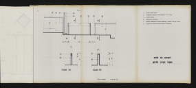 Carnet de détails et principes - salle du conseil :  garde-corps des loges, 3 janvier 1979. Boyer, Michel (architecte d'intérieur) (Archives départementales de la Côte-d'Or, Dijon, 32 J 106) © CD21/F.PETOT/2014