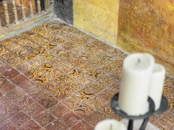 Carrelage de sol © Région Bourgogne-Franche-Comté, Inventaire du patrimoine