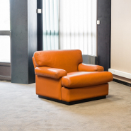 Fauteuil d'un bureau du premier étage. © Région Bourgogne-Franche-Comté, Inventaire du patrimoine
