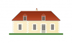 Maison éclusière sur le canal du Nivernais : il s'agit du type 