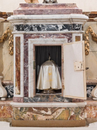 Tabernacle, vue de l'intérieur. © Région Bourgogne-Franche-Comté, Inventaire du patrimoine