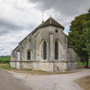 Vue du chevet de la chapelle. © Région Bourgogne-Franche-Comté, Inventaire du patrimoine
