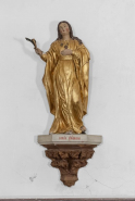 Statue de sainte-Philomène. © Région Bourgogne-Franche-Comté, Inventaire du patrimoine
