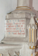 Détail des inscriptions. © Région Bourgogne-Franche-Comté, Inventaire du patrimoine