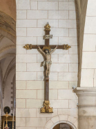 Crucifix du choeur. © Région Bourgogne-Franche-Comté, Inventaire du patrimoine