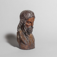 Buste du Christ : de trois-quarts. © Région Bourgogne-Franche-Comté, Inventaire du patrimoine