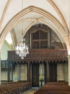 La tribune d'orgue. © Région Bourgogne-Franche-Comté, Inventaire du patrimoine
