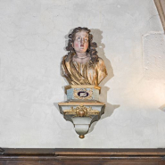 Buste-reliquaire de saint Macaire. © Région Bourgogne-Franche-Comté, Inventaire du patrimoine