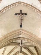 Crucifix du choeur. © Région Bourgogne-Franche-Comté, Inventaire du patrimoine