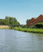 Vue générale du pont et du site. © Région Bourgogne-Franche-Comté, Inventaire du patrimoine