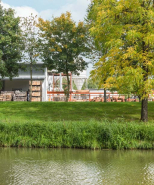 La scierie vue du canal. © Région Bourgogne-Franche-Comté, Inventaire du patrimoine