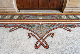 Motif du centre. © Région Bourgogne-Franche-Comté, Inventaire du patrimoine