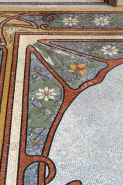 Détail de l'organisation du décor. © Région Bourgogne-Franche-Comté, Inventaire du patrimoine