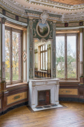 Salle des fêtes cheminée © Région Bourgogne-Franche-Comté, Inventaire du patrimoine