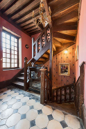 Château escalier © Région Bourgogne-Franche-Comté, Inventaire du patrimoine