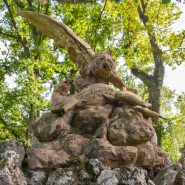 Groupe sculpté © Région Bourgogne-Franche-Comté, Inventaire du patrimoine