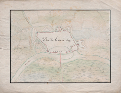 Fortification d'agglomération © Archives départementales de la Côte-d'Or, Dijon