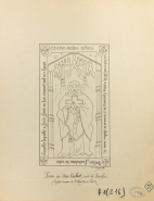 Dalle funéraire © Région Bourgogne-Franche-Comté, Inventaire du patrimoine