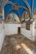 Chapelle peinture monumentale décor d'architecture © Région Bourgogne-Franche-Comté, Inventaire du patrimoine