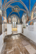 Chapelle peinture monumentale décor d'architecture © Région Bourgogne-Franche-Comté, Inventaire du patrimoine