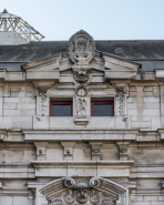 Décor d'architecture relief théâtre © Région Bourgogne-Franche-Comté, Inventaire du patrimoine