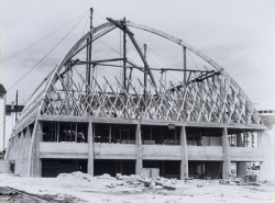 Maquette église immeuble à logements clocher © Région Bourgogne-Franche-Comté, Inventaire du patrimoine