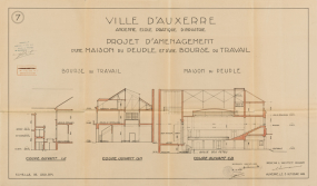 Bourse du travail théâtre maison du peuple © Région Bourgogne-Franche-Comté, Inventaire du patrimoine