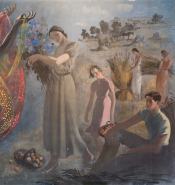 Peinture monumentale © Région Bourgogne-Franche-Comté, Inventaire du patrimoine