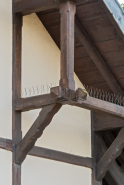 Chapelle bordure de toit charpente de toit © Région Bourgogne-Franche-Comté, Inventaire du patrimoine