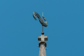 Église coq croix © Région Bourgogne-Franche-Comté, Inventaire du patrimoine