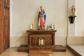 Église chapelle autel agenouilloir © Région Bourgogne-Franche-Comté, Inventaire du patrimoine