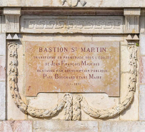 Fortification d'agglomération bastion square © Région Bourgogne-Franche-Comté, Inventaire du patrimoine