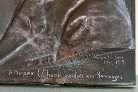 Portrait bas-relief © Région Bourgogne-Franche-Comté, Inventaire du patrimoine