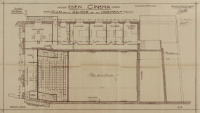 Cinéma cercle de sociabilité salle des fêtes © Région Bourgogne-Franche-Comté, Inventaire du patrimoine