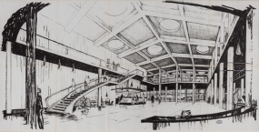 Centre culturel gymnase bourse du travail © Région Bourgogne-Franche-Comté, Inventaire du patrimoine